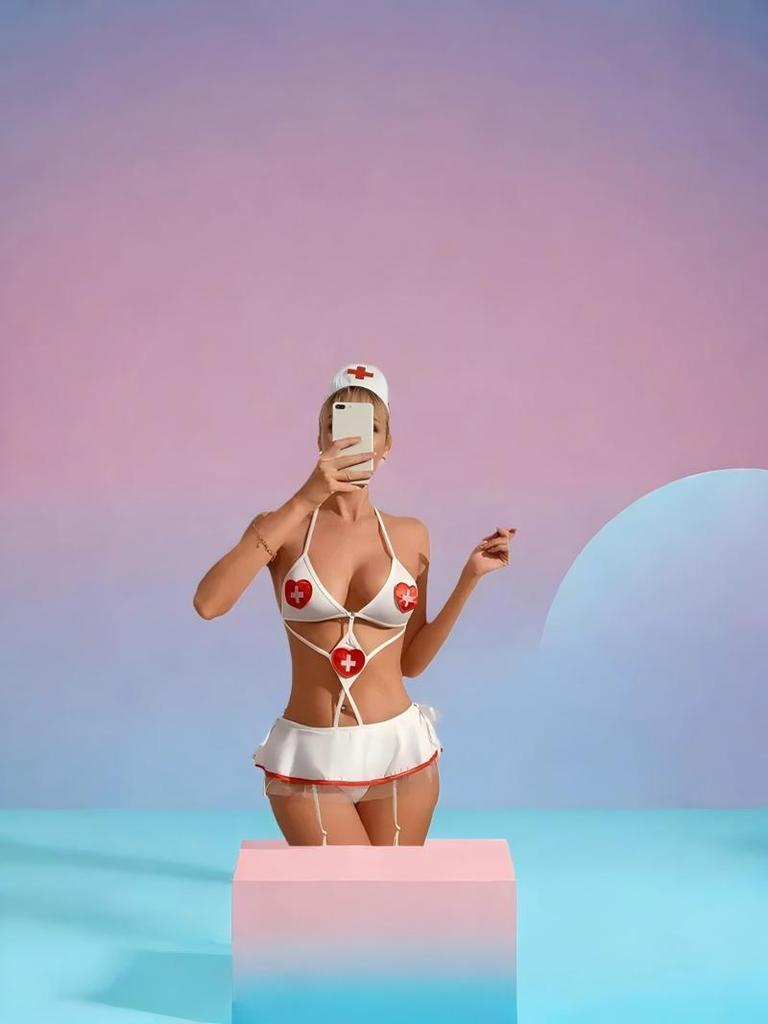 Hot New Sexy Nurse Cosplay Lingerie Hot Nurse Uniform Erotic Lingerie Sexy Costumes Set for Women Sexy Nurse Uniform Skirt