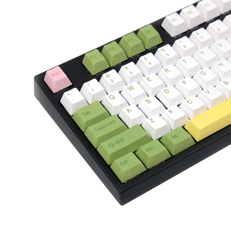128 tasten/set Profil Original Keycap Für Mechanische Tastatur PBT Farbstoff Sublimation für Schlüssel s