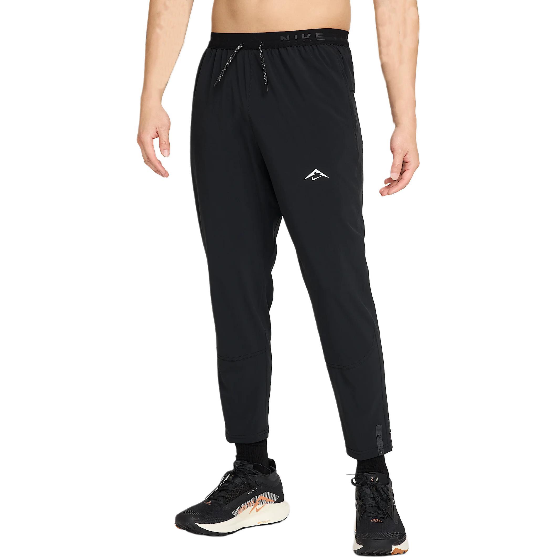 

Nike Логотип Зауженные Быстросохнущие Вязаные Спортивные Брюки Мужские брюки Черные HJ3577-010 XL