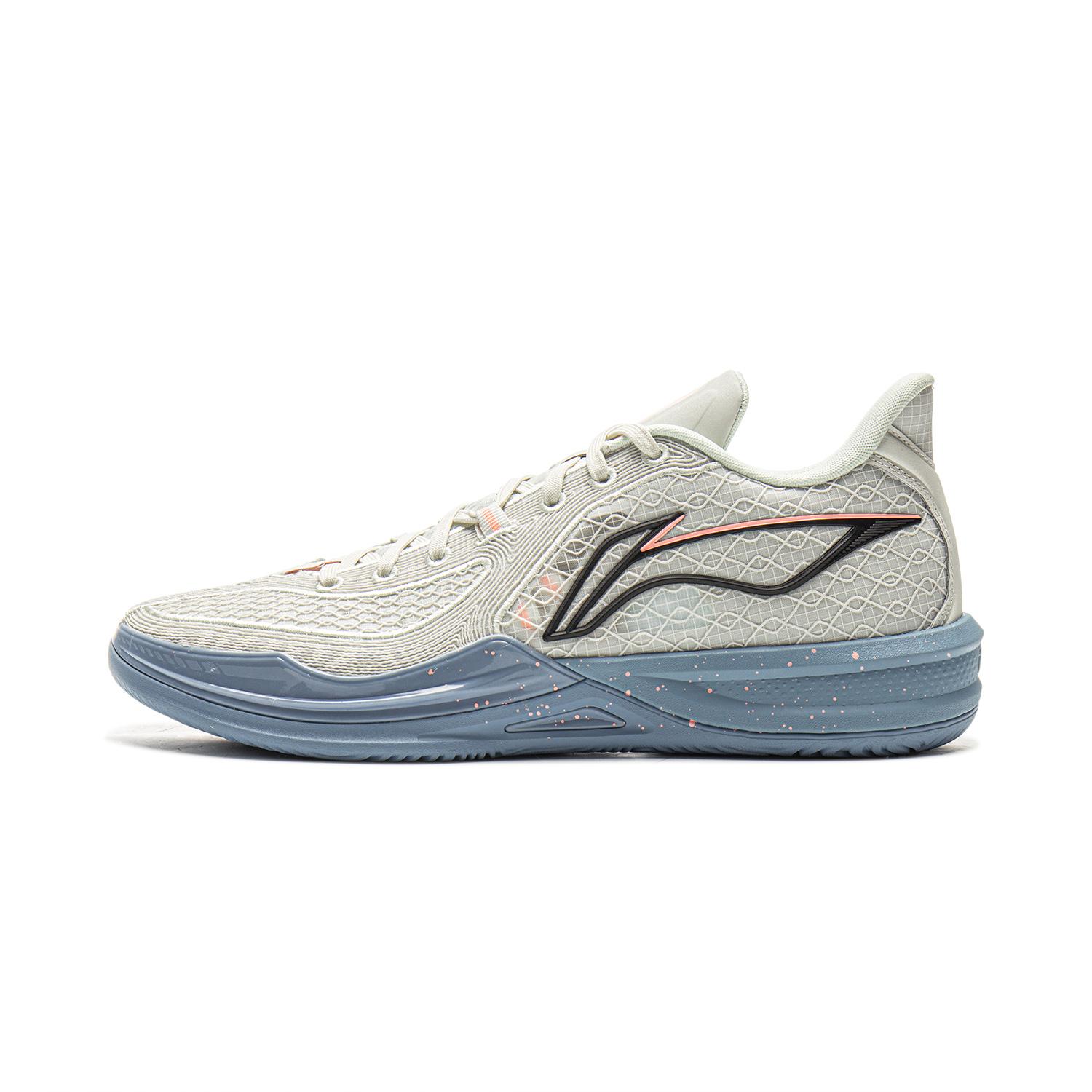 Li-Ning Assassin 2 Men Low Top Basketball Shoes Light Lime Grey ABPV007-2 46