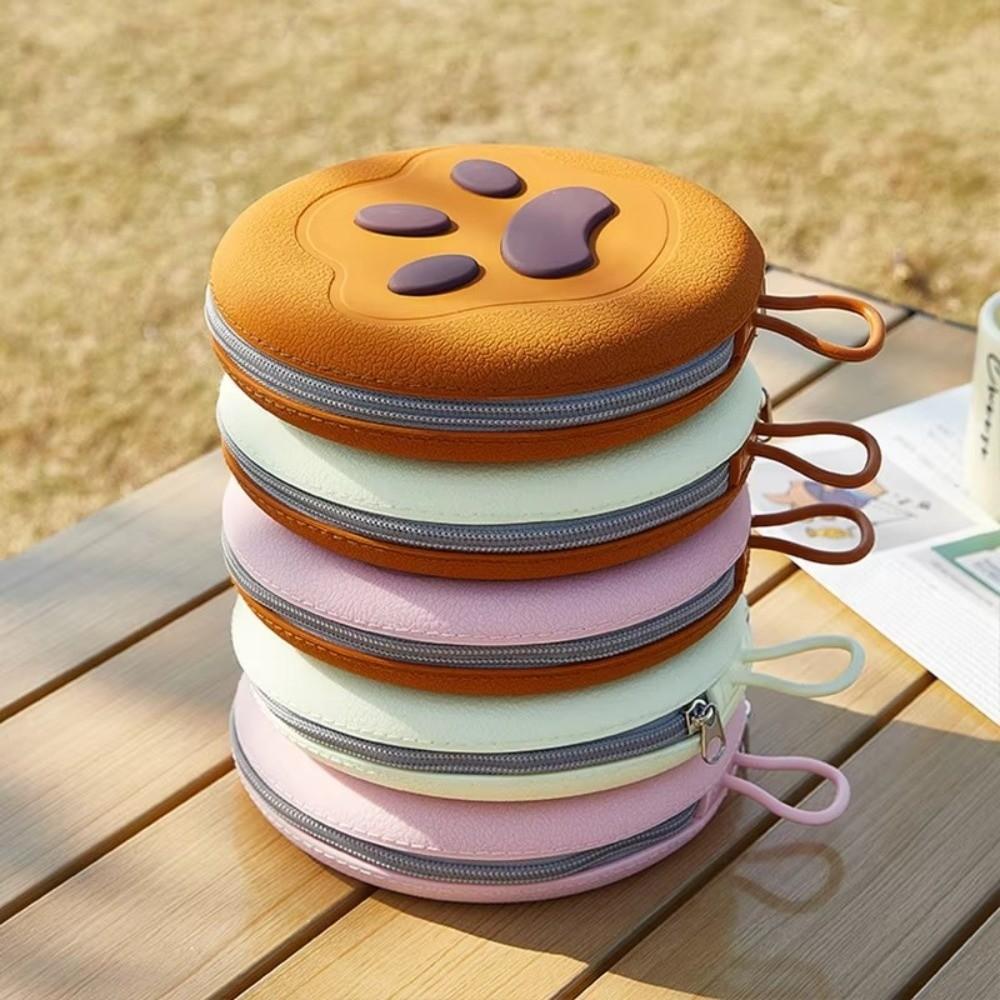 Silicone Dog Drinking Box Portable Collapsible Pet Bowl New Puppy Dual Bowl Pet Travel