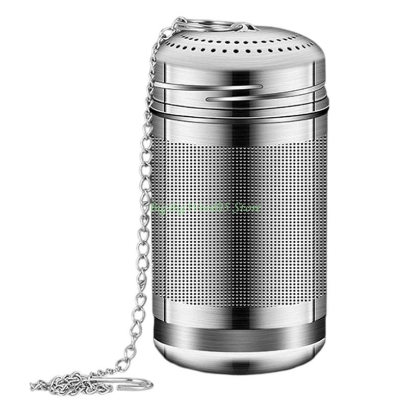 

24TE Stainless Steel Teas Filter with Chain Hook Compatibles With Multiple Teaware Pot