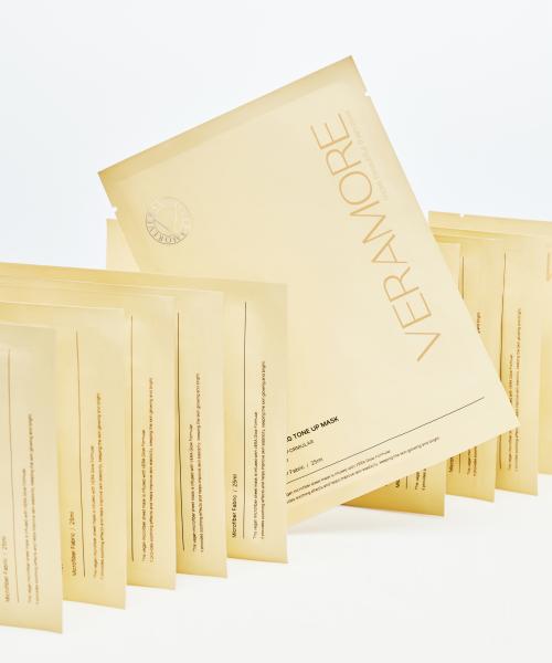 Veramore Brightening Tone-Up Mask Pack 25ml (5 Sheets)