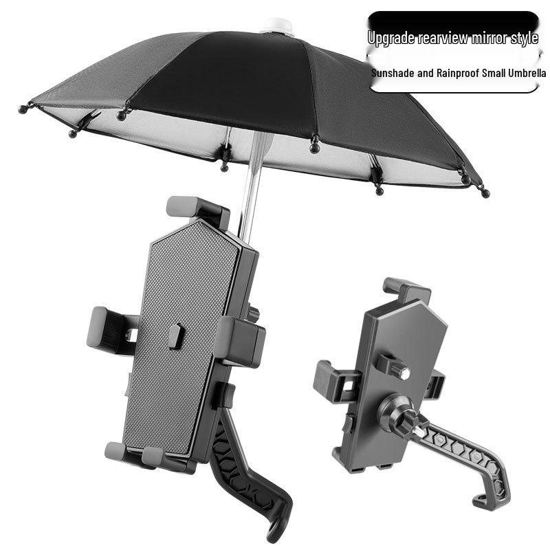 360° Rotatable Phone Mount with One-Key Lock for Bicycle and Electric Scooter