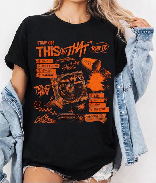 Retro Stray Kids This And That Tracklist Shirt, 2026-2027 Stray Kids World Tour