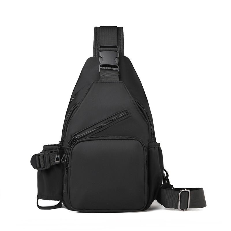 Geantă pentru piept transfrontalier pentru bărbați: Geantă de umăr multifuncțională pentru naveta și timpul liber.