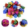 120 Pieces Gift Box Christmas Ornaments Decorative Christmas Hanging Decorations for Holiday Birthday Porch Home Restaurant