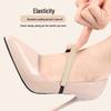 Elastic Lace-Up Non-Slip High Heels with Velcro Strap