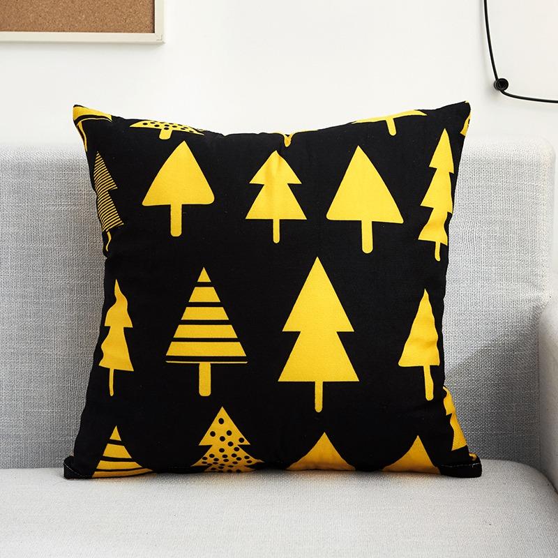 Creative Pattern Pillowcase Dormitory Decoration Office Living Room Sofa Home Pillowcase