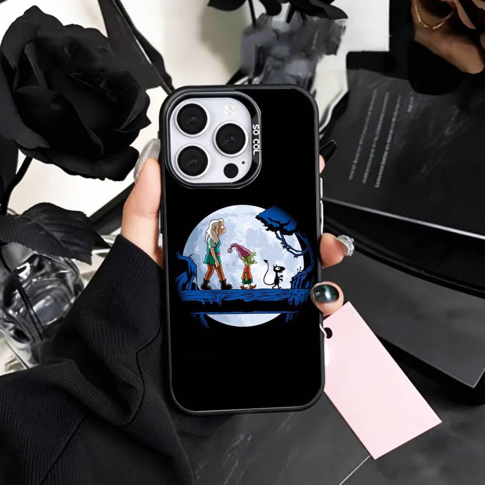 Fantasy D-Disenchantment   Phone Case For iPhone17,16,15,14,13,12,11 Plus,Pro Max Colored Silver Plated Inside Cover