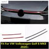Bil Front Mittgrill Nät Prydnadslist Skyddskåpa För VW Volkswagen Golf 8 MK8 - 2025 Röd / Kolfiber Tillbehör