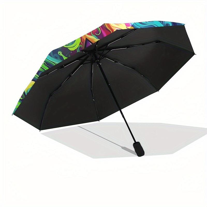 1pc Powerpuff Girls, Cartoon Themed High-quality Umbrella,Automatic Opening and Closing Umbrella,Multi-functional Umbrella G0811035