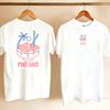 Unisex Women Cotton Crew Neck T Shirt Pho Sho Front Back Double Side Print Palm Tree Vietnamese Noodle Bowl Graphic Casual Foodie