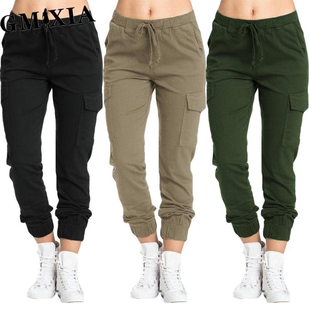 

GMXIA Women s Fashion Casual Solid Color Print Pants & Capris Trousers XXXXXL жовтий