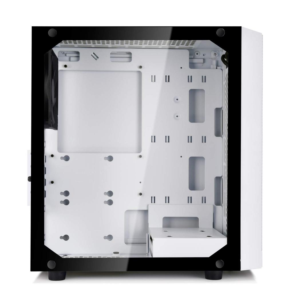 SilverStone Precision Series Tempered Glass Panel PC Case SST-PS15W-G