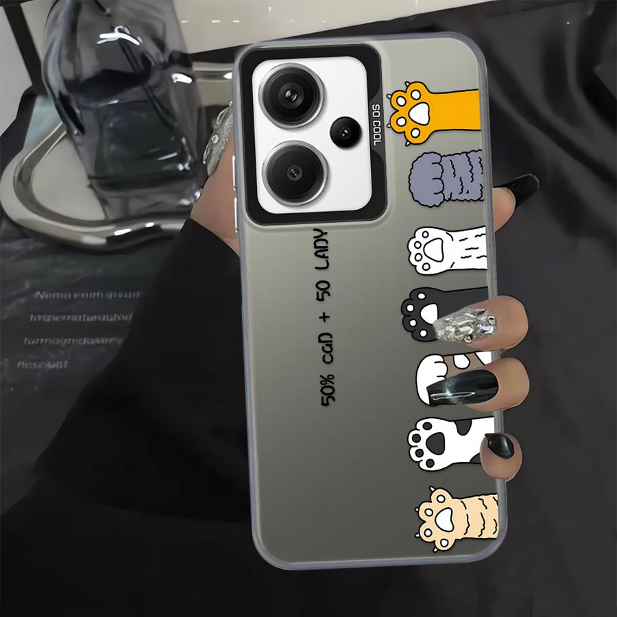 Phone Cover Case for Xiaomi Redmi Note 14 A1 11 Pro Note 13 12 Pro Plus A2 12 10 12C 13C 14C Cute Cartoon Cat