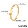 Hohl gearbeitete Schmetterlings-Partnerringe aus Edelstahl für Damen Geschenk Dating-Schmuck Damen Herren Valentinstagsring Geburtstagsgeschenk