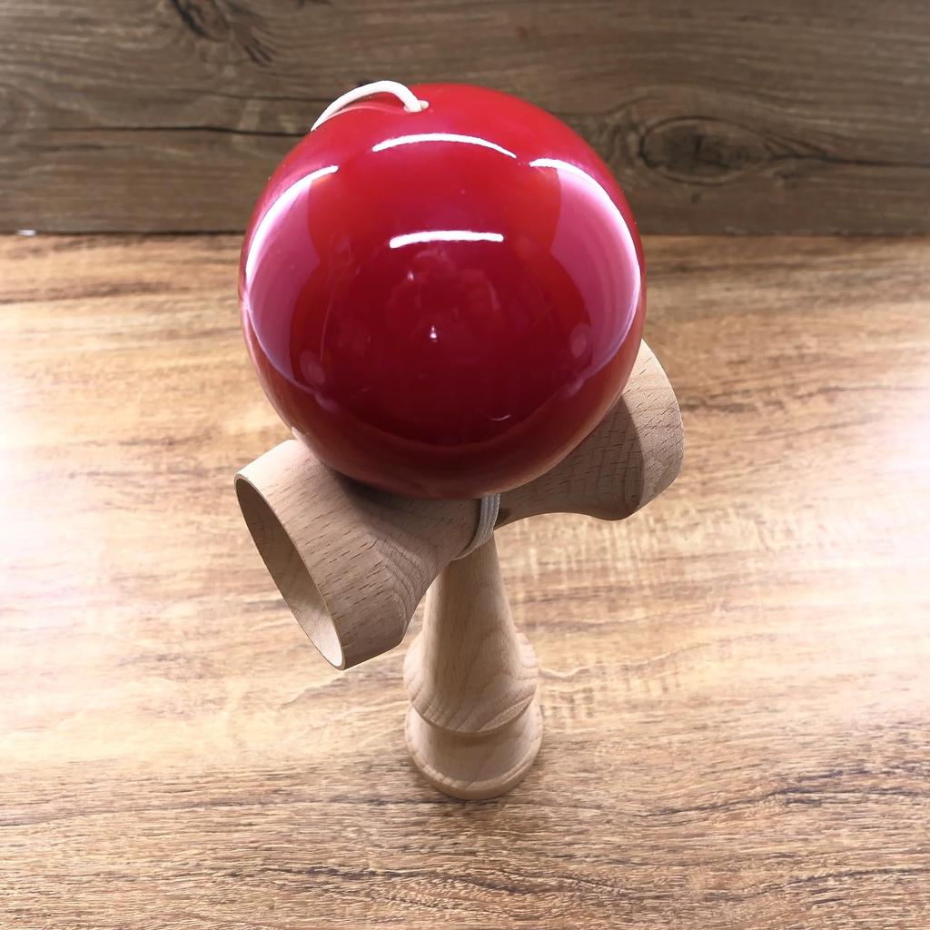 Jumbo Kendama, Large, 24cm, Red, Wooden, Performance, Display, Kendama, Kendama, Adult, HB-614