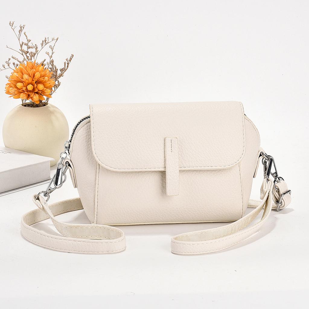 Shoulder Bag Lightweight and Simple Messenger Bag Women's Bag Small Bag Solid Color Versatile Travel