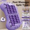 Split Type Foot Massager Roller Improved Circulation Pain Relief Foot Acupoint Massager Acupressure Therapy Portable