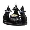 Halloween Table Decor Black Cat Votive Tealight Candle Holders Halloween Decorations Indoor Table Centerpieces Gift