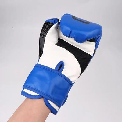 1Pair Breathable Kids Boxing Gloves 6oz Muay Thai MMA Punching Karate Child Punching Gloves PU Leather Training Gloves