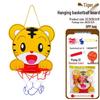 Canasta de Baloncesto Interior Ajustable Estilo Dibujos Animados para Niños con Envío Gratuito