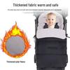 Winter Stroller Sleeping Bag with Windproof Footmuff and Cover