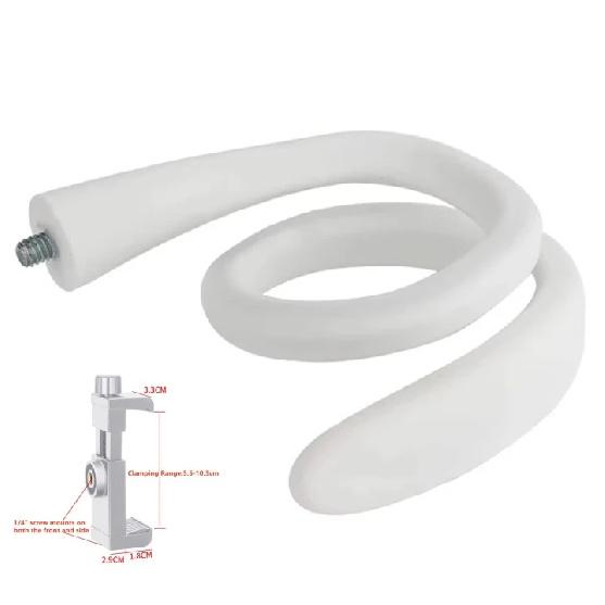 Universal Baby Monitor Bed Bracket Multifunction Camera Holder 1/4 Screw Flexible Clip Hose Holeless Mounting CCTV Phone Stand