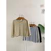 Honey J Women S Scallop Wave Long Sleeve Knit Cardigan 6 colorS