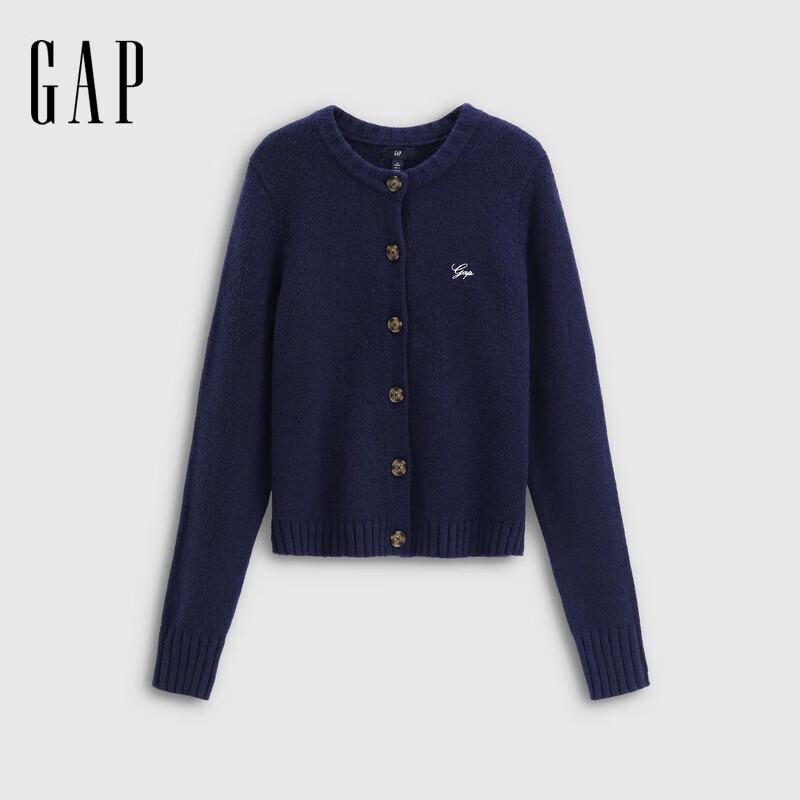 

GAP Women s Embroidered Logo Knit Cardigan XL