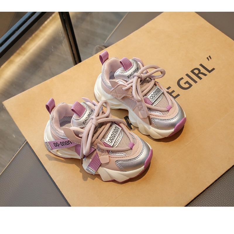 Frühlings-Mesh-Freizeit-Laufschuhe für Mädchen