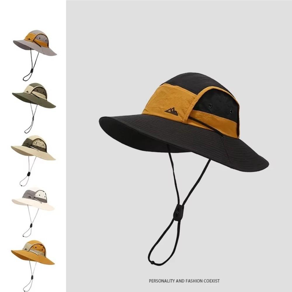 Quick Drying Fisherman Hat Large Brim Visor Cap New Bucket Hat