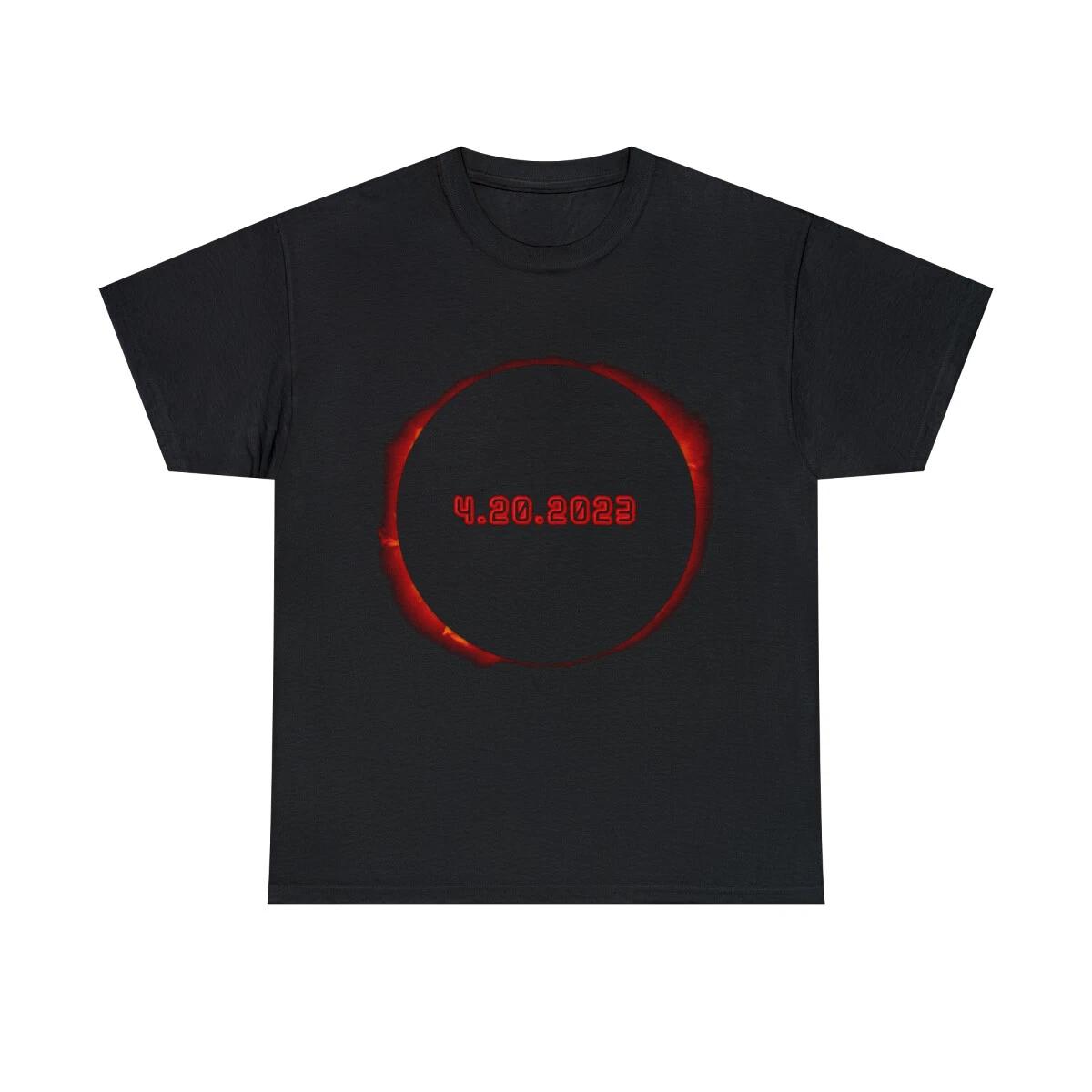 Total Solar Eclipse April 20 2024 Totality Graphic Tee Shirt, S-5XL XL