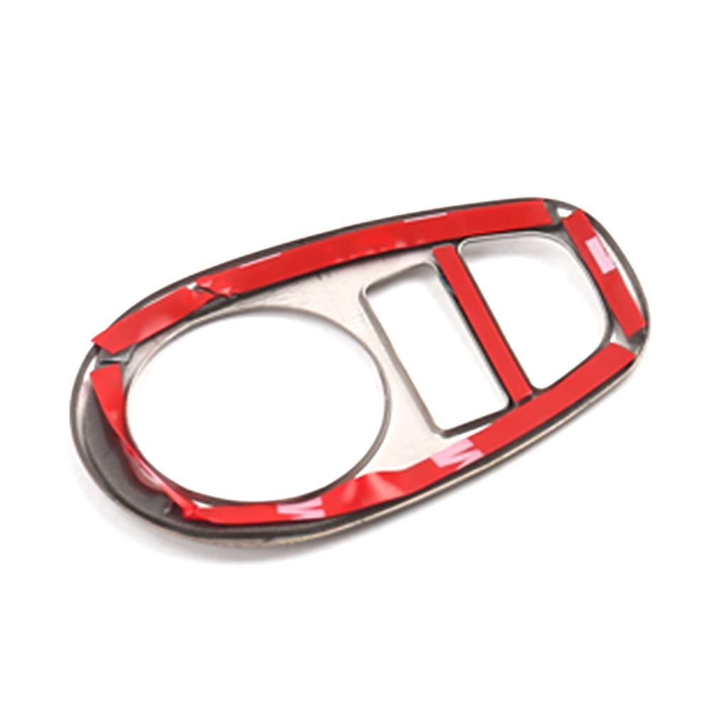 For Hyundai Creta IX25 2016-2018 Rearview Side Mirror Switch Button Cover Trim Stainless Steel Interior Moulding