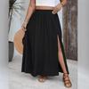 Jupe Casual Polyvalente Unie Élégante Style Européen et Américain pour Femme