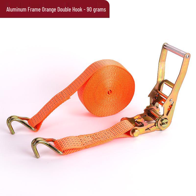 Breite Ratschengurte mit Doppelhaken zur Ladungssicherung