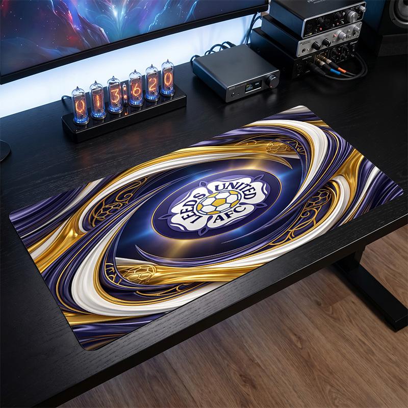 Tappetino Mouse Grande Stampa Leeds United Football, Tappetino Esteso Antiscivolo per Scrivania da Gioco per Ufficio Casa