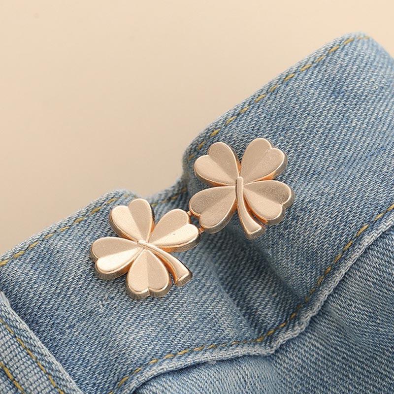 Waist Pants Tightening Make Clip Waist Adjustment Clip Waist Reduction Clasp Line Button Brooches for Garment Decoration NK001