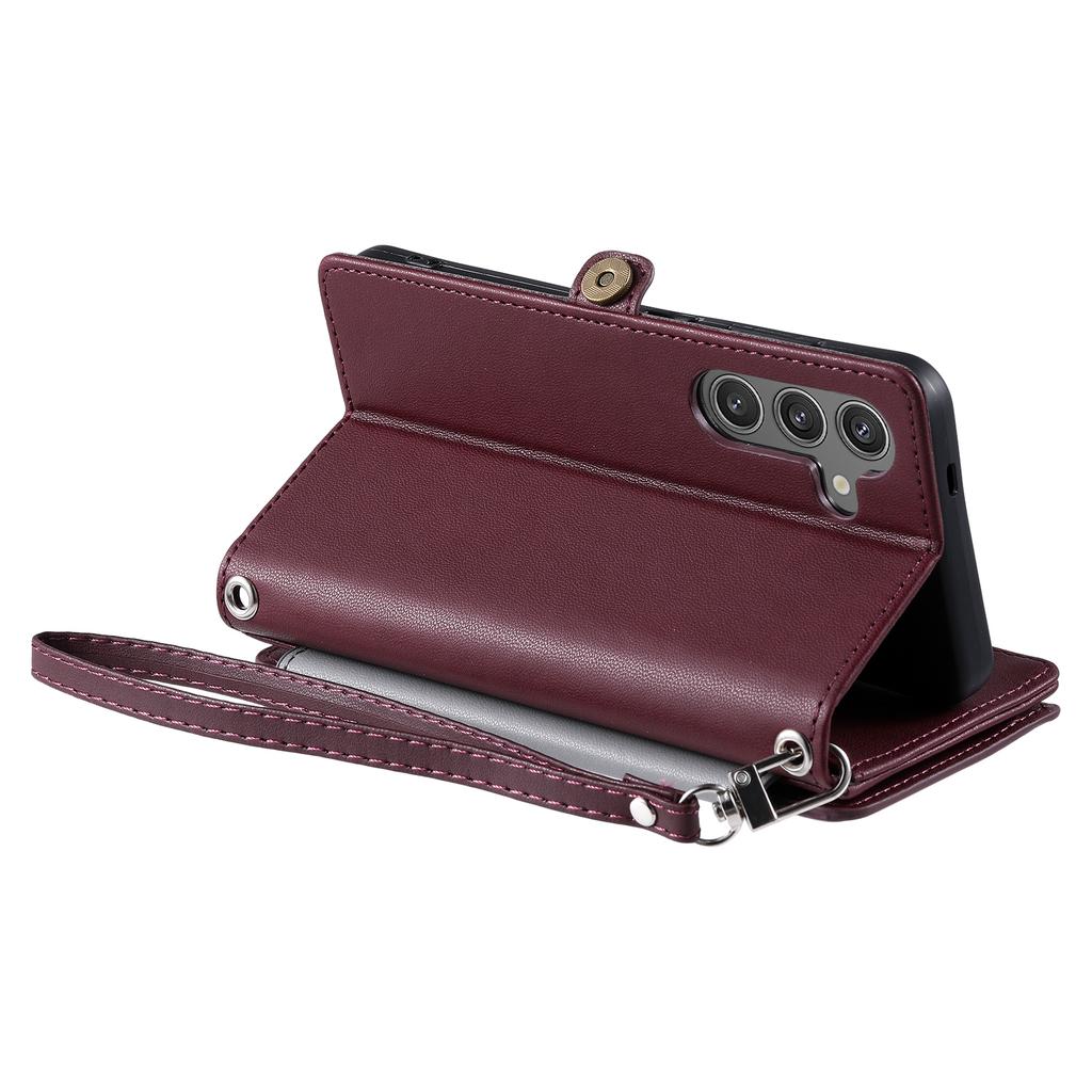 015 Style For Samsung Galaxy A15 5G/A15 4G Zipper Wallet Case Leather Phone Cover