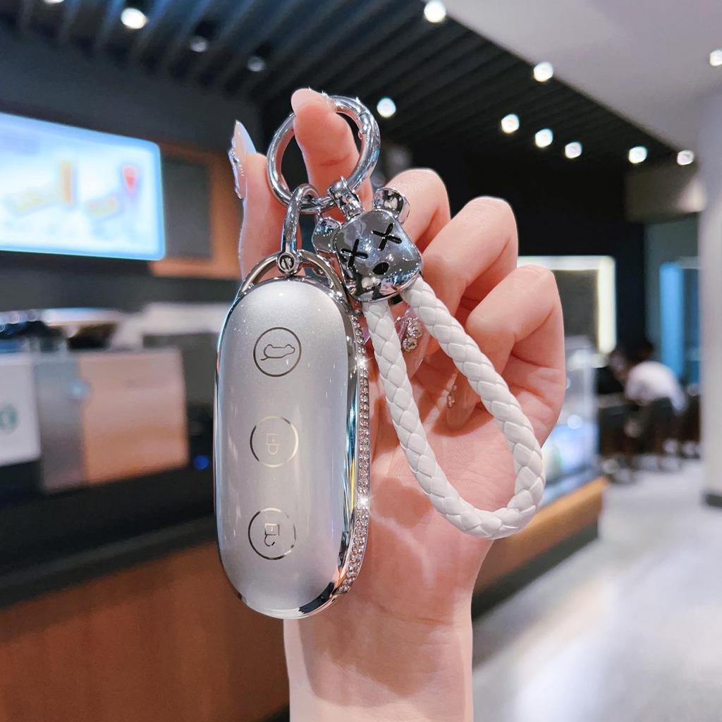 Li Auto Key Case for 2024 Models: L9, L8, L7, L6, One - Unisex Lock Keyring