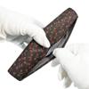 Inden Long Wallet Bundle Q with Coin Purse Deerskin Black X Red Lacquer Dragonfly Pattern [Indenya] 2308-21-008