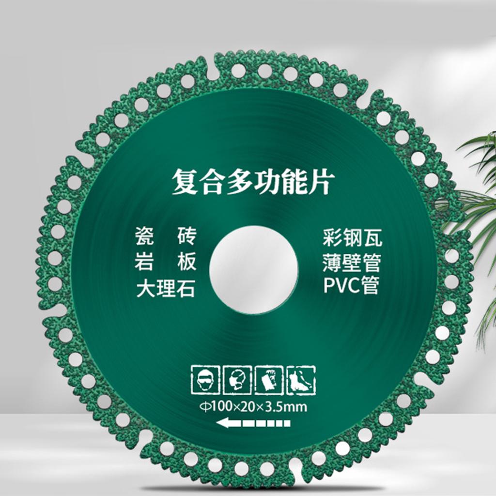 1pc 100mm Diamond Saw Blade For Angle Grinder Diamond Disc For Cutting Ceramics Porcelain Tiles Diamond Cutting