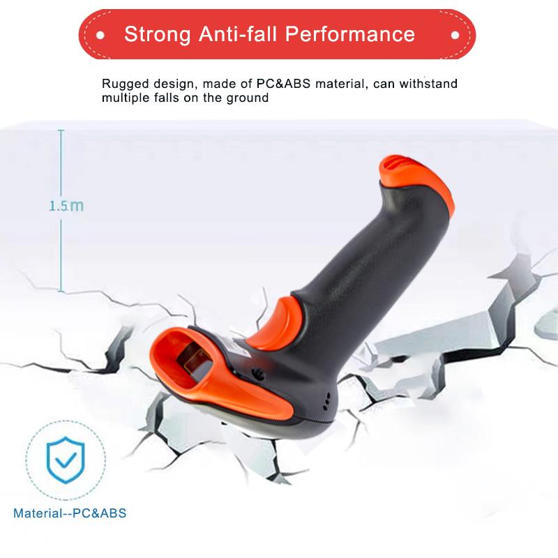 Code Scanner 2d Barcode Reader Portable Handheld Barcode Reader Qr Code Reader PDF417 DM Code Scanner