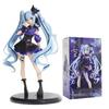 19cm Anime Little Devil Hatsune Miku Handmade Little Raccoon Miku Dark Angel Handmade PVC Model Anime Peripheral Ornaments Gifts