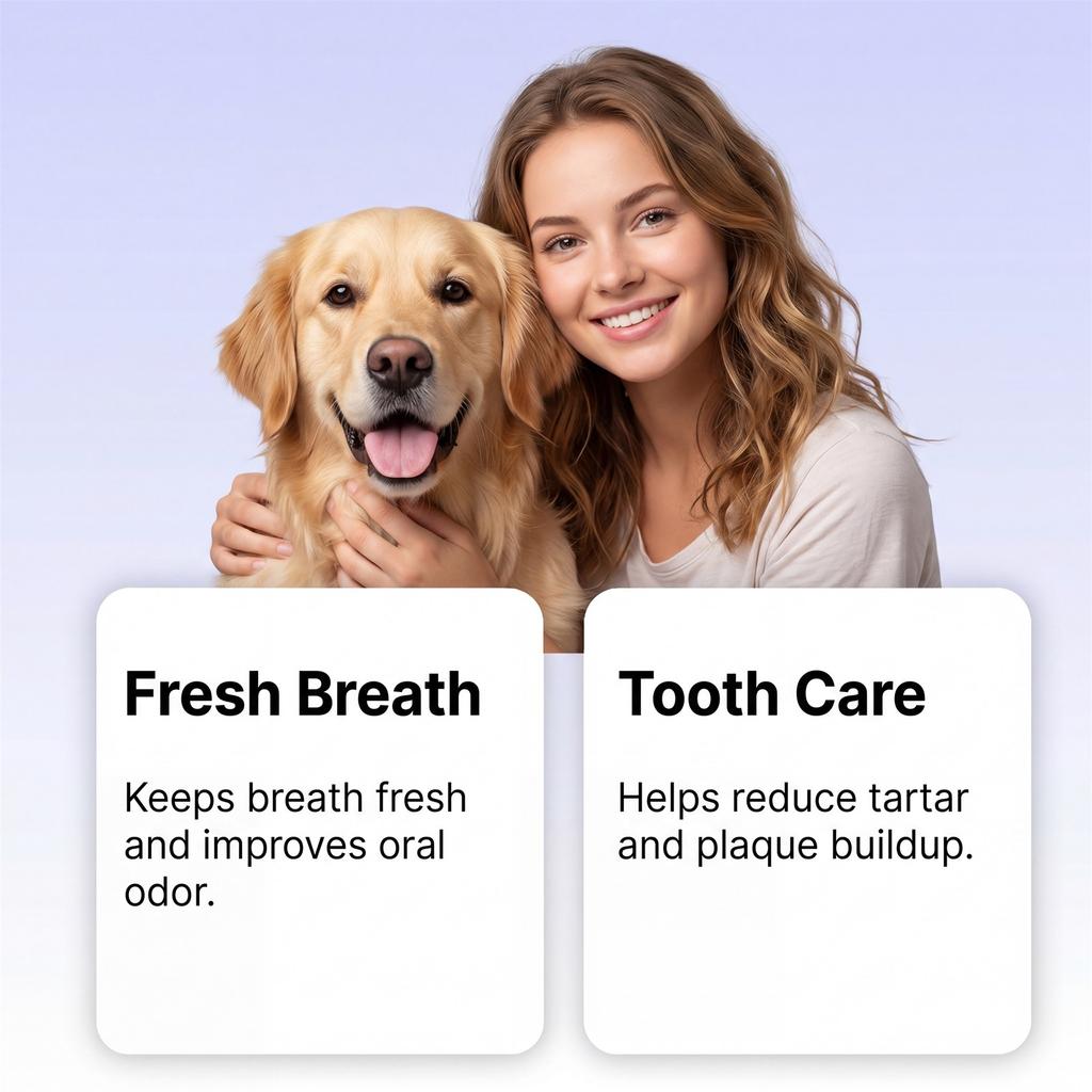 EelJoy No Brushing Pet Oral Care Spray Removes Oral Odor Supports Gum Health Convenient Gentle Pet Breath Freshener Spray 100ml