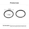 Car Inner Door Speaker Horn Cover Trim 2X For Ford Mustang 2015-23 Bright Black