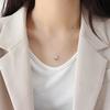 Necklace for 18K Gold 925 with Genuine Jewelry [Pasurohu] Women, K18, Coating, Silver, Pendant, Teardrop, Popular, Delicate, Gold, Platinum, Adjuster,
