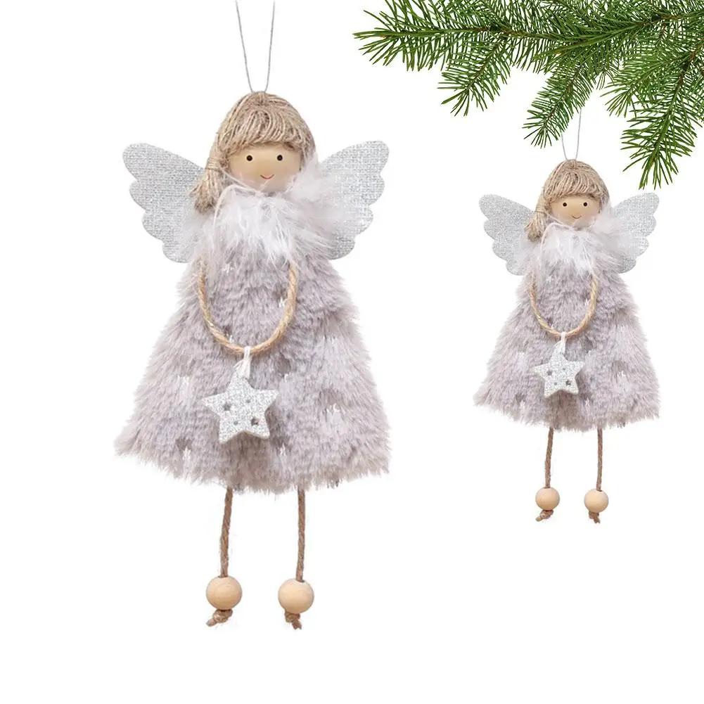 

Christmas Angel Doll New Year 2025Gifts Christmas Decorations For Home Navidad 2024 Natal Xmas Tree Pendant Ornaments Noel L8I6