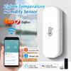 Tuya ZigBee/Cozylife WiFi Smart Temperatur- og Fuktighetssensor med APP Fjernalarm for Hjemmeautomasjon Kompatibel med Alexa Google Home